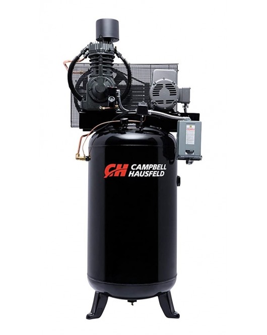 Campbell Hausfeld Electric Stationary Air Compressor 7.5 HP-23.7 CFM-175 PSI, 230 V-Single Phase
